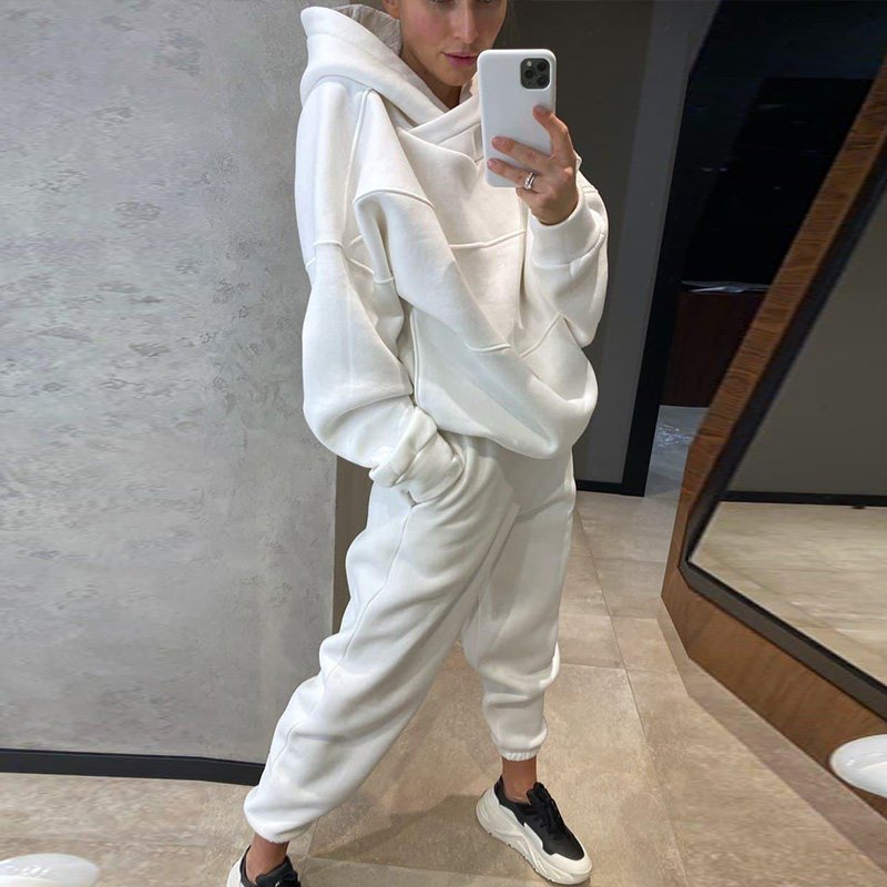 Womens Oversized Tracksuit Warm Fleece Suits Hoodies Tops Casual Sweatshirts Jogging Pant Outfits Sweatpants 4 Womens Oversized Tracksuit Warm Fleece Suits Hoodies Tops Casual Sweatshirts Jogging Pant Outfits Sweatpants 4