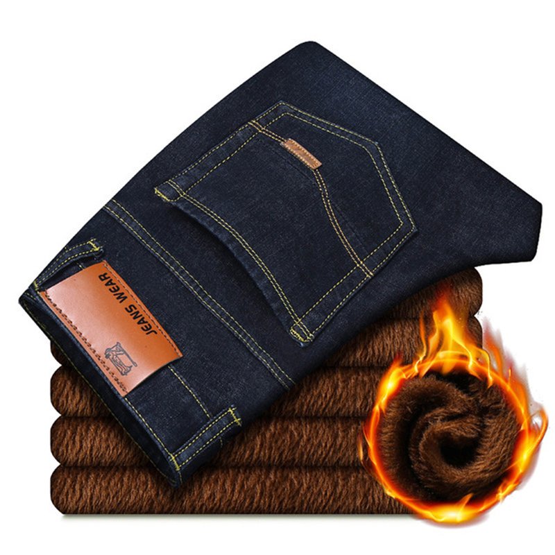2019 New Men Activities Warm Jeans High Quality Famous Brand Autumn Winter Jeans warm flocking warm soft men jeans 3 2019 New Men Activities Warm Jeans High Quality Famous Brand Autumn Winter Jeans warm flocking warm soft men jeans 3