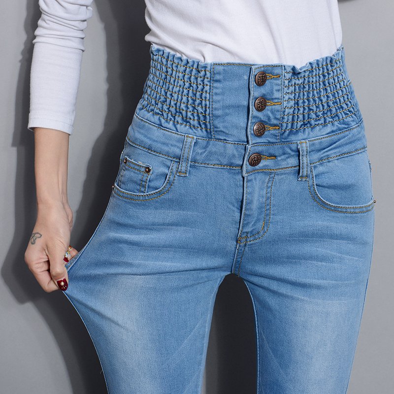 Denim Pants Autumn Winter Jeans For Women High Waist Skinny Warm Thick Jeans Womens High Elastic Plus Size Stretch Jeans Velvet 4 Denim Pants Autumn Winter Jeans For Women High Waist Skinny Warm Thick Jeans Womens High Elastic Plus Size Stretch Jeans Velvet 4